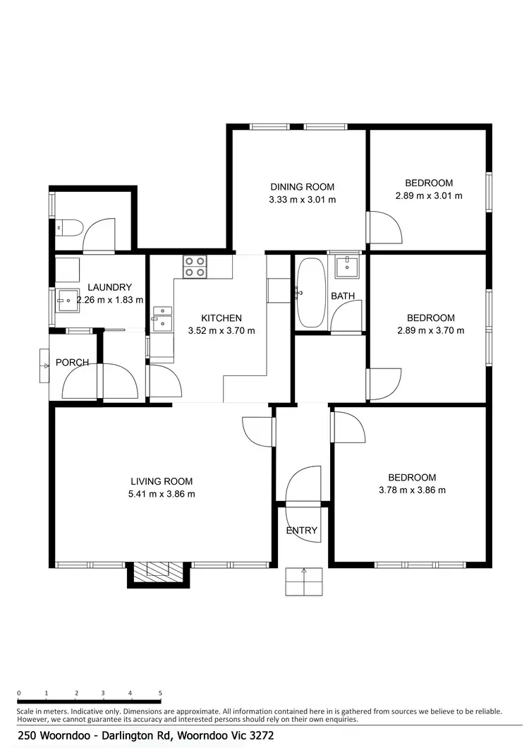 Floorplan of Homely rural property listing, 250 Woorndoo-darlington Road, Woorndoo VIC 3272