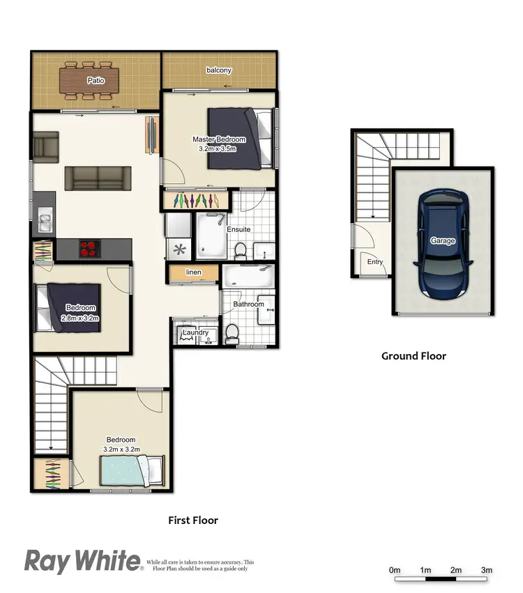 Floorplan of Homely townhouse listing, 2/35 Lavender Place, Fitzgibbon QLD 4018