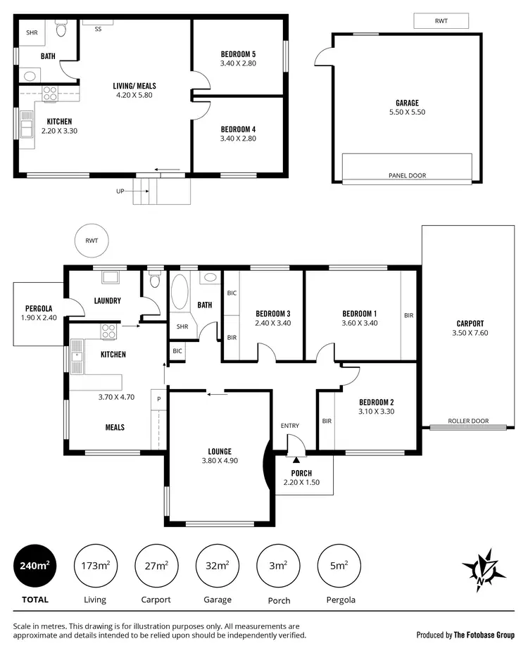 Floorplan of Homely house listing, 10 Munro Avenue, Seaton SA 5023