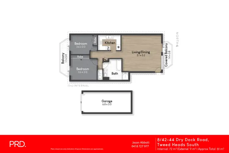 Floorplan of Homely unit listing, 8/42-44 Dry Dock Rd, Tweed Heads South NSW 2486