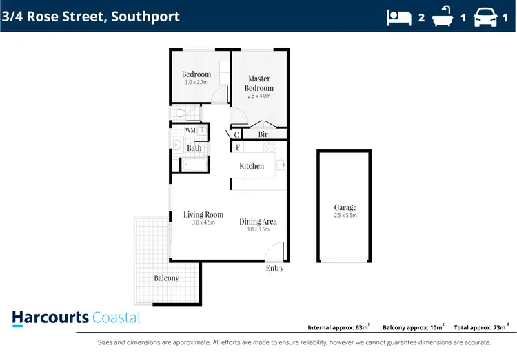 Floorplan of Homely apartment listing, 3/4 Rose Street, Southport QLD 4215