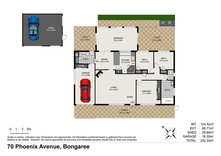 Floorplan of Homely house listing, 70 Phoenix Avenue, Bongaree QLD 4507