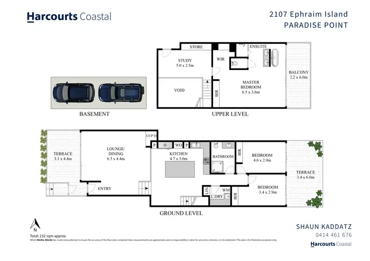 Floorplan of Homely apartment listing, 2107 Ephraim Island, Paradise Point QLD 4216