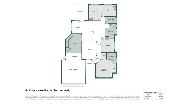 Floorplan of Homely house listing, 46 Chesapeake Parade, Port Kennedy WA 6172