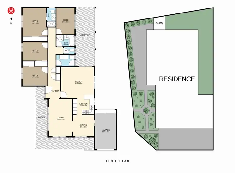 Floorplan of Homely house listing, 2 Marion Street, Cecil Hills NSW 2171