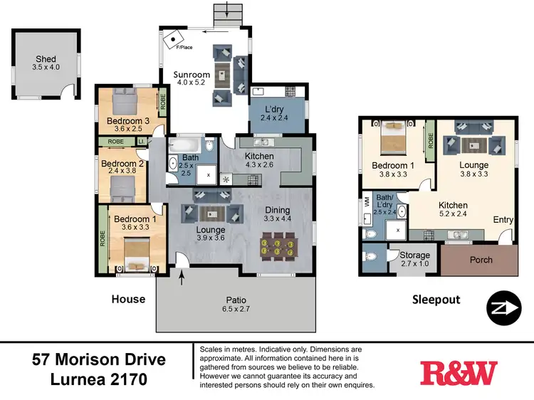 Floorplan of Homely house listing, 57 Morison Drive, Lurnea NSW 2170