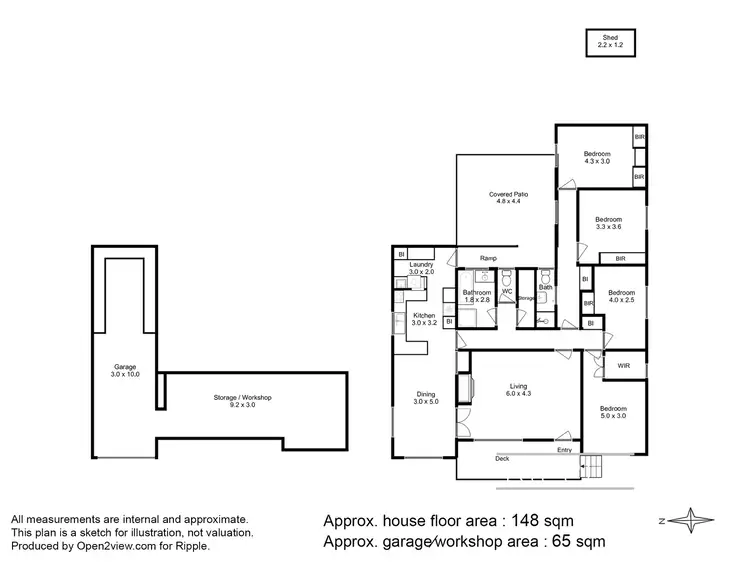 Floorplan of Homely house listing, 35 Hymettus Street, Howrah TAS 7018