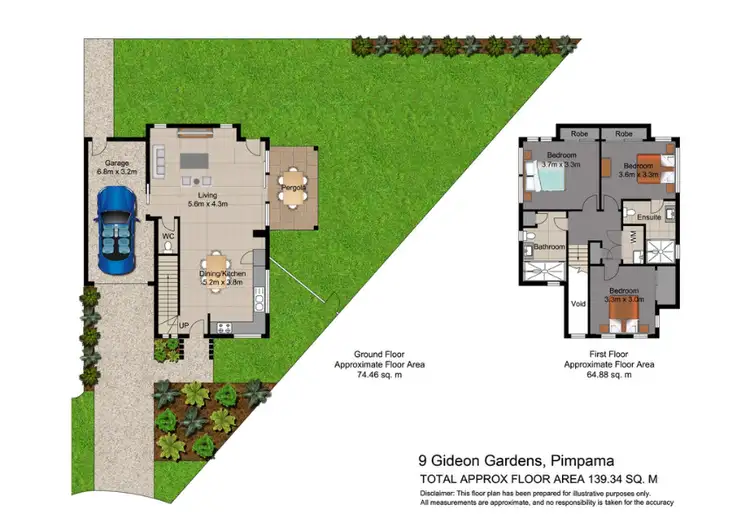 Floorplan of Homely house listing, 9 Gideon Gardens, Pimpama QLD 4209