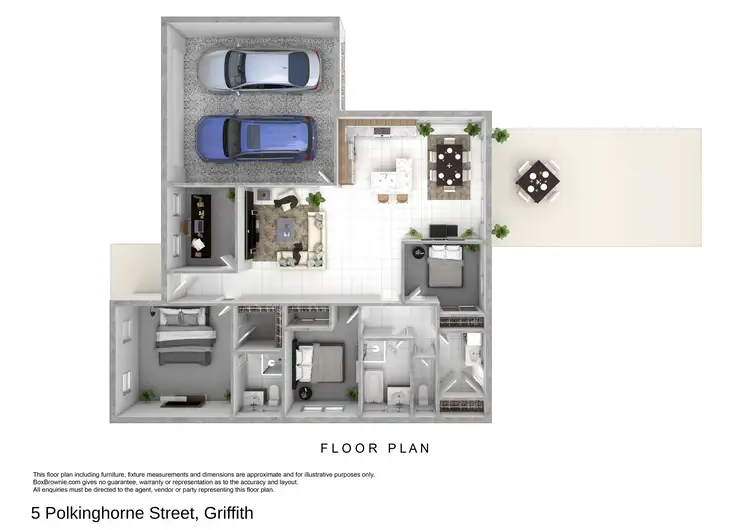 Floorplan of Homely house listing, 5 Polkinghorne Street, Griffith NSW 2680