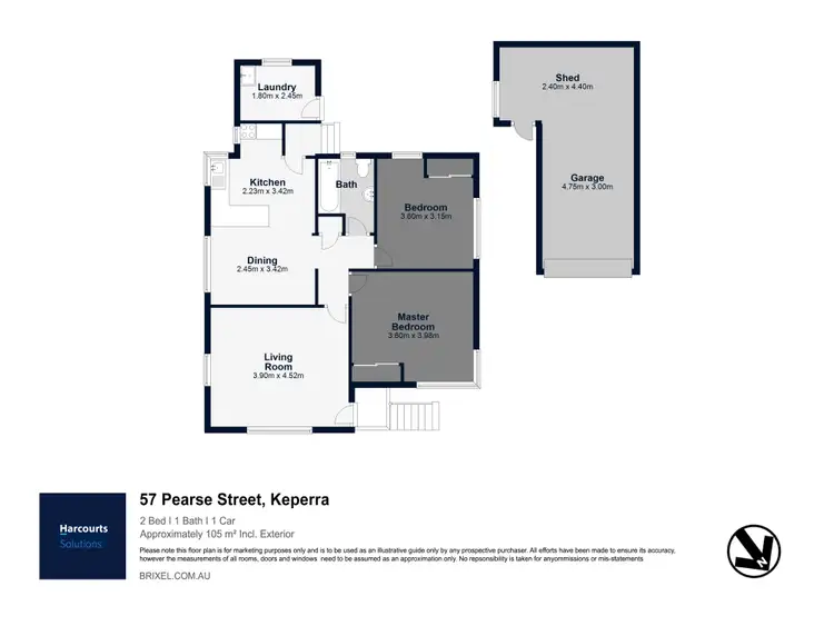Floorplan of Homely house listing, 57 Pearse Street, Keperra QLD 4054