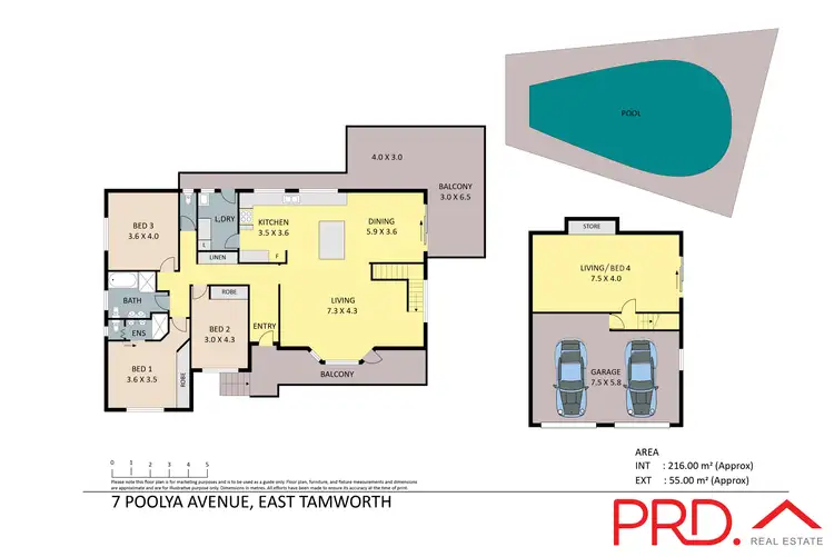 Floorplan of Homely house listing, 7 Poolya Avenue, Tamworth NSW 2340