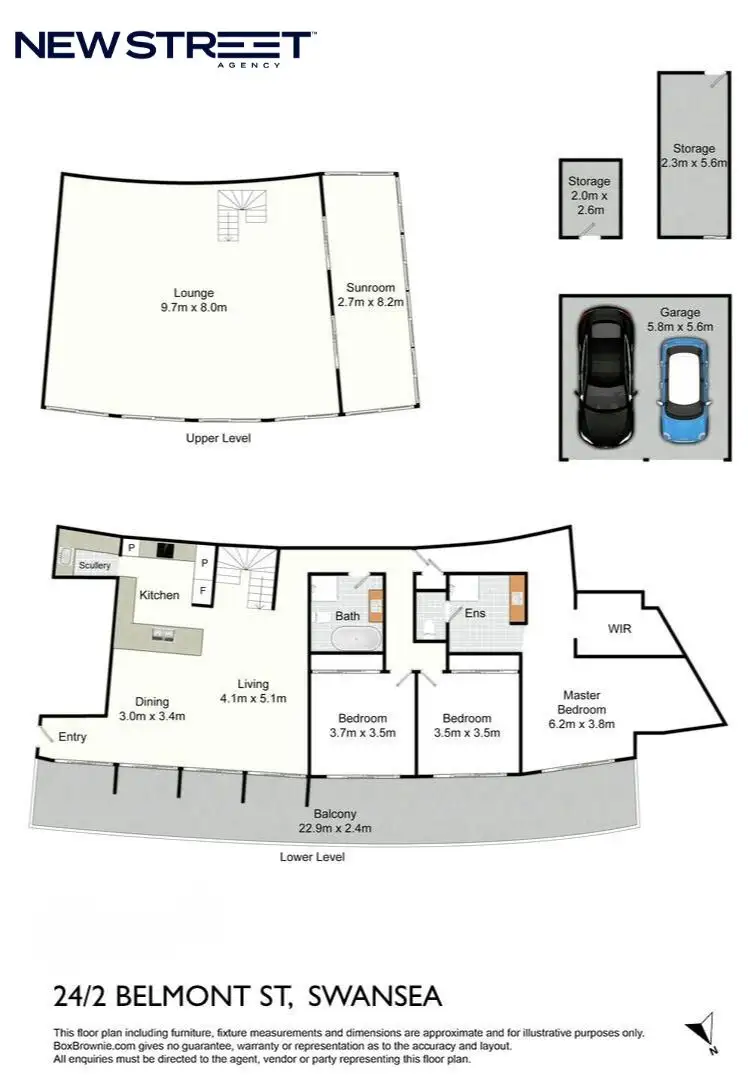 Floorplan of Homely apartment listing, 24/2 Belmont, Swansea NSW 2281
