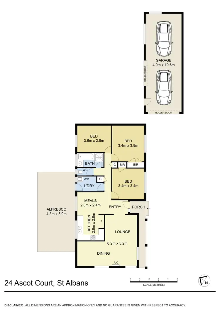 Floorplan of Homely house listing, 24 Ascot Court, St Albans VIC 3021