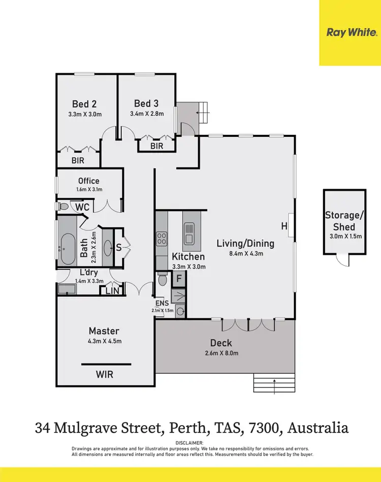 Floorplan of Homely house listing, 34 Mulgrave Street, Perth TAS 7300