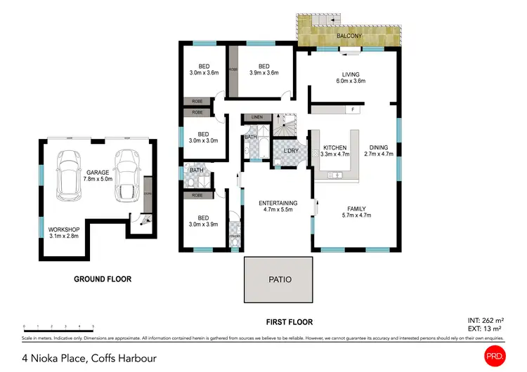 Floorplan of Homely house listing, 4 Nioka Place, Coffs Harbour NSW 2450
