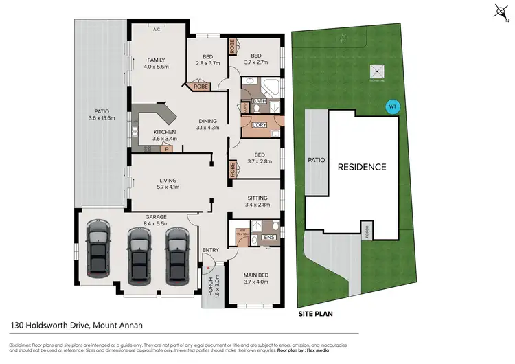 Floorplan of Homely house listing, 130 Holdsworth Drive, Mount Annan NSW 2567
