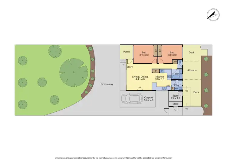 Floorplan of Homely unit listing, 3/52 Browns Road, Montrose VIC 3765