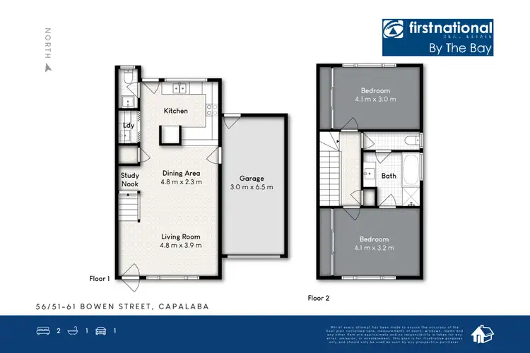Floorplan of Homely townhouse listing, 56/51-61 Bowen Street, Capalaba QLD 4157