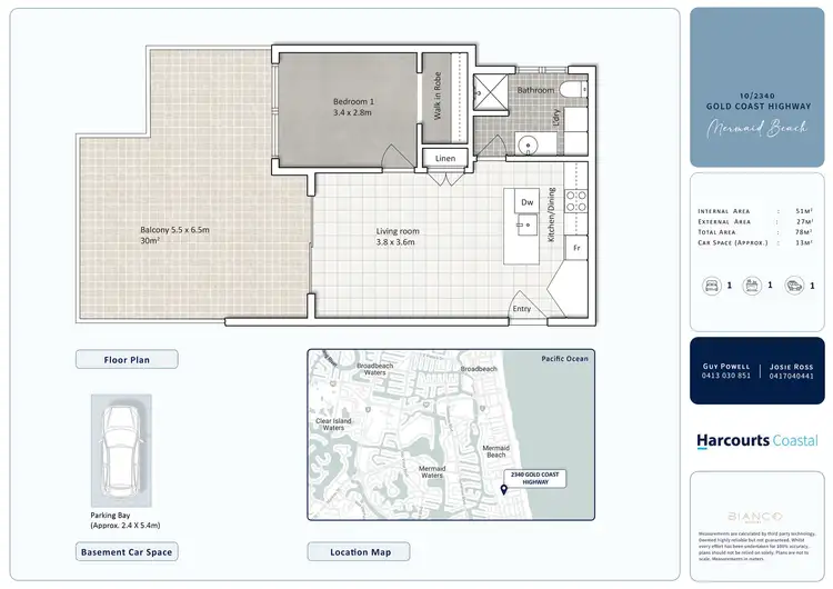 Floorplan of Homely unit listing, 10/2340 Gold Coast Highway, Mermaid Beach QLD 4218