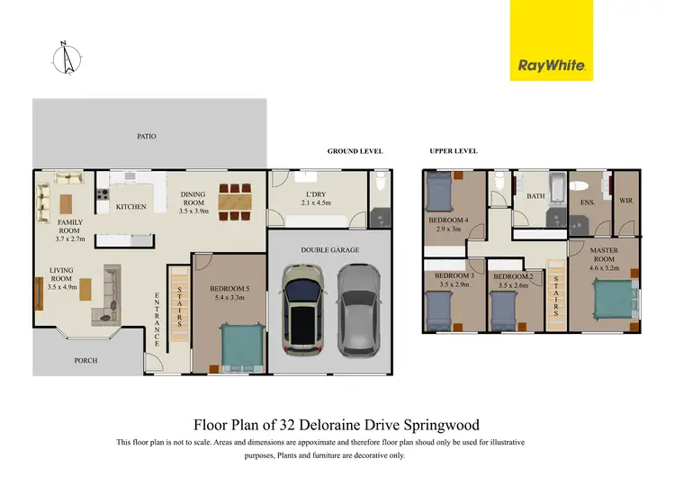 Floorplan of Homely house listing, 32 Deloraine Drive, Springwood QLD 4127