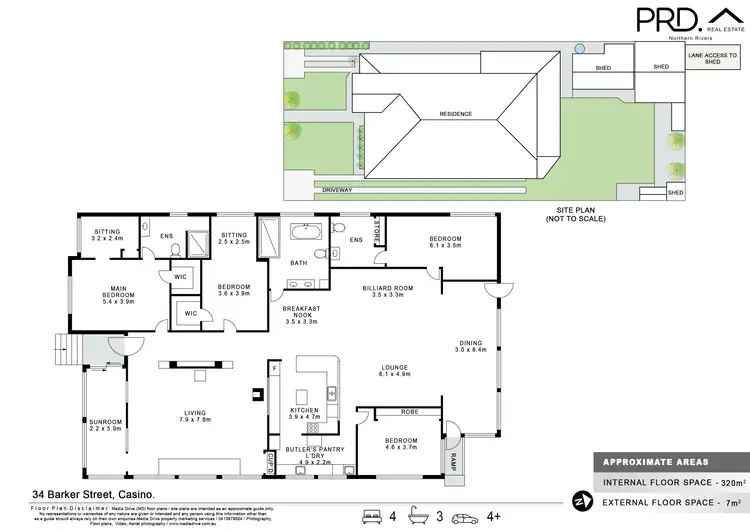 Floorplan of Homely house listing, 34 Barker Street, Casino NSW 2470