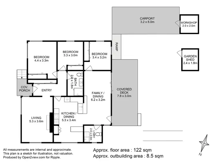 Floorplan of Homely house listing, 12 Wyndham Road, Claremont TAS 7011