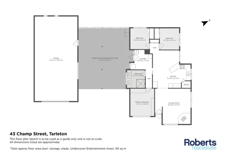 Floorplan of Homely house listing, 43 Champ Street, Tarleton TAS 7310