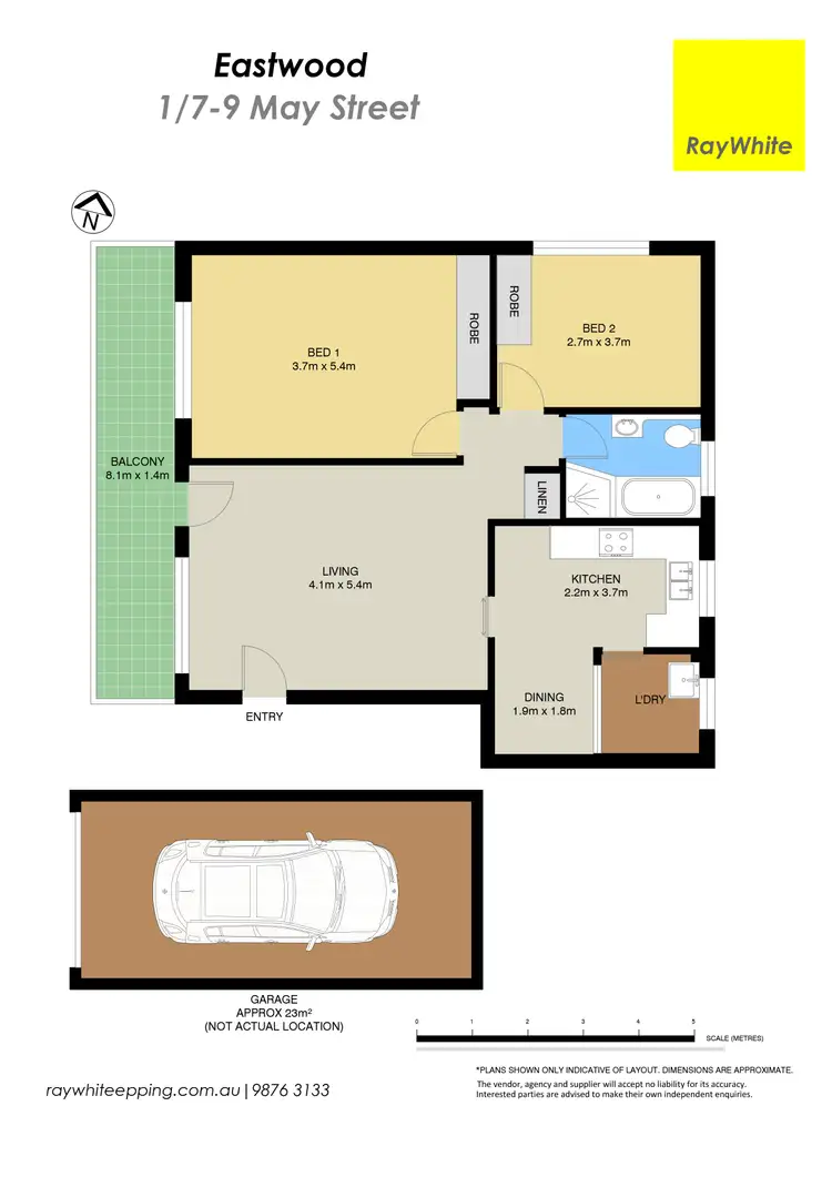 Floorplan of Homely unit listing, 1/7-9 May Street, Eastwood NSW 2122