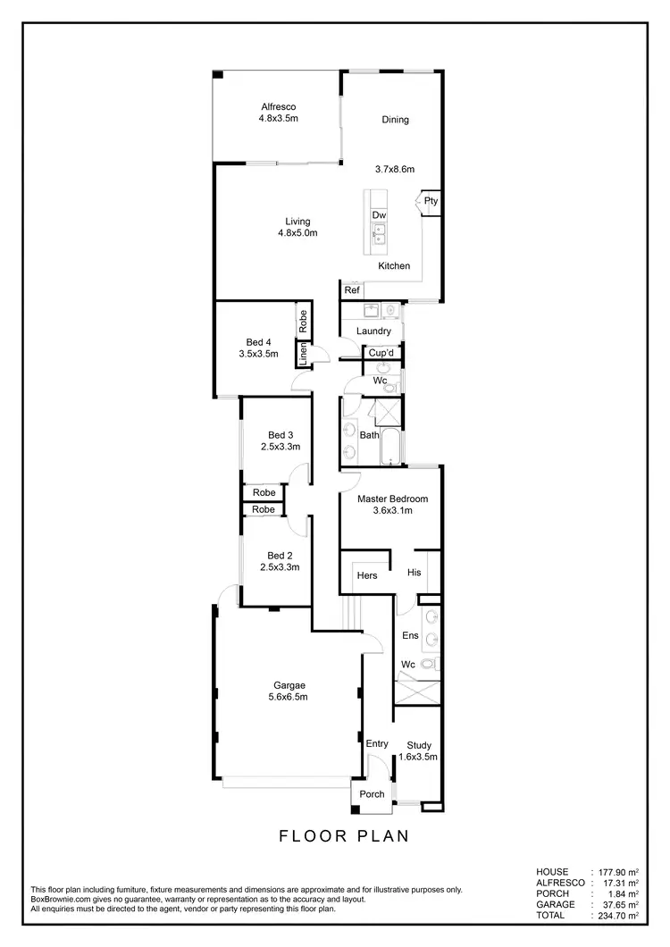 Floorplan of Homely house listing, 4 Irwin Road, Embleton WA 6062