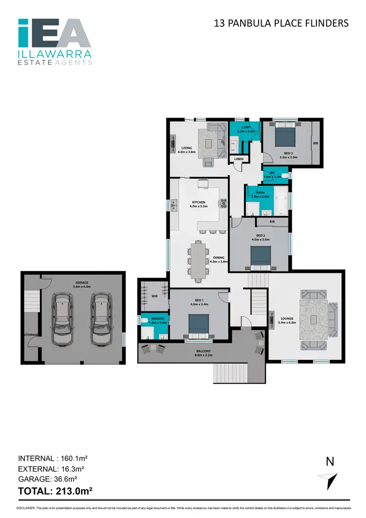 Floorplan of Homely house listing, 13 Panbula Place, Flinders NSW 2529