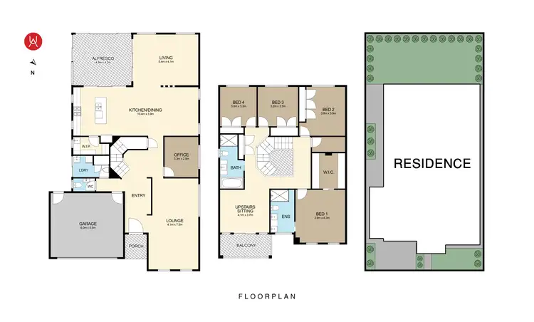 Floorplan of Homely house listing, 41 Dobroyd Drive, Elizabeth Hills NSW 2171