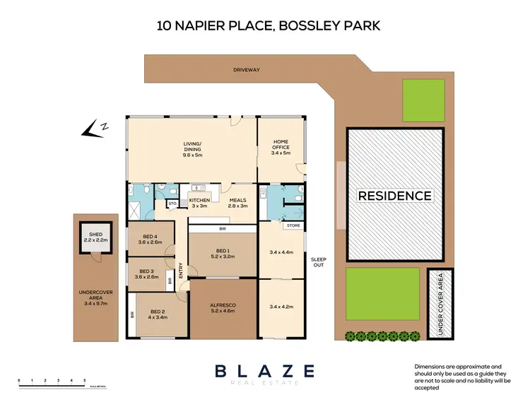 Floorplan of Homely house listing, 10 Napier Place, Bossley Park NSW 2176