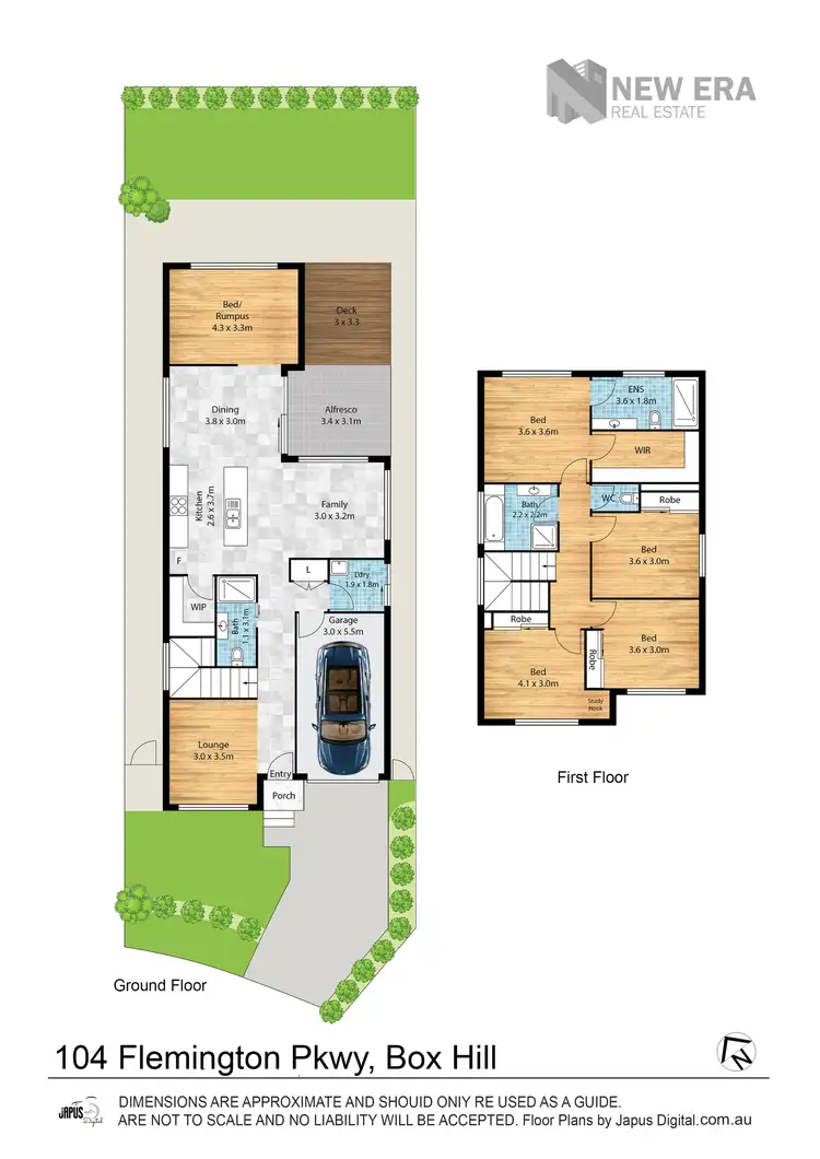 Floorplan of Homely house listing, 104 Flemington Parkway, Box Hill NSW 2765