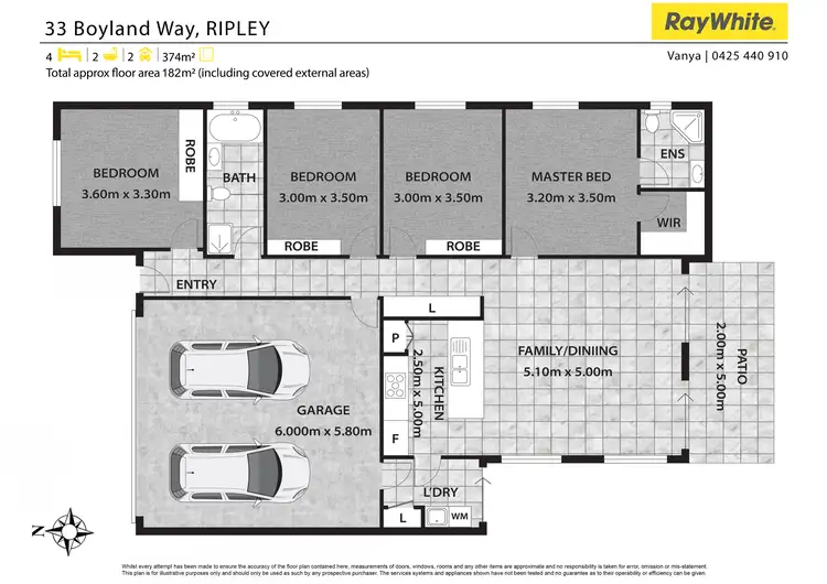 Floorplan of Homely house listing, 33 Boyland Way, Ripley QLD 4306