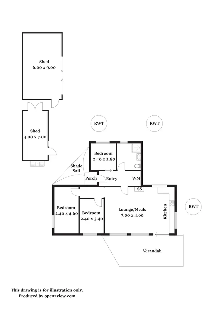 Floorplan of Homely house listing, 21 Black Point Road, Black Point SA 5571
