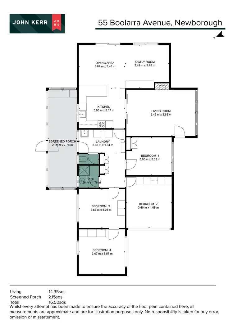 Floorplan of Homely house listing, 55 Boolarra Avenue, Newborough VIC 3825