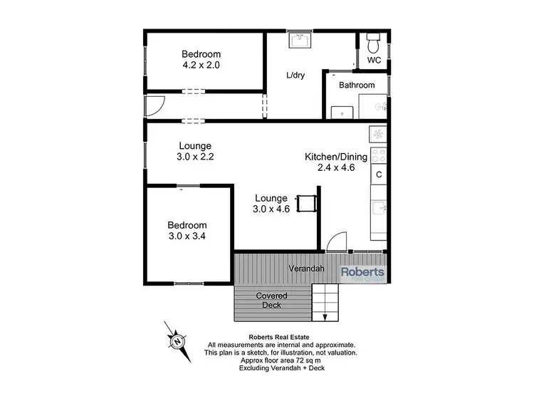 Floorplan of Homely house listing, 66 Lettes Bay Road, Strahan TAS 7468