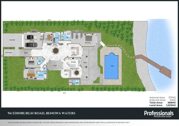 Floorplan of Homely house listing, 94 Edinburgh Road, Benowa Waters QLD 4217