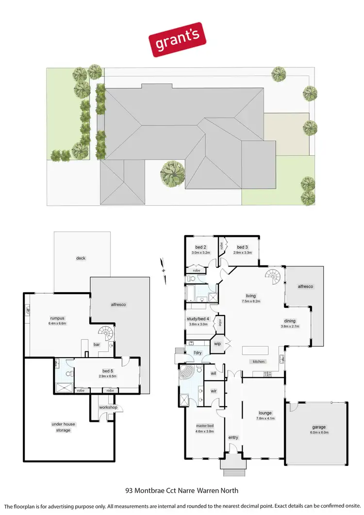 Floorplan of Homely house listing, 93 Montbrae Circuit, Narre Warren North VIC 3804