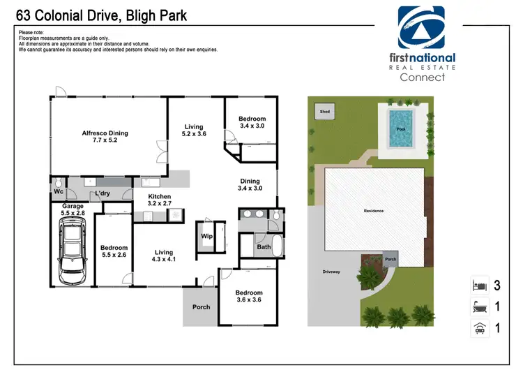Floorplan of Homely house listing, 63 Colonial Drive, Bligh Park NSW 2756