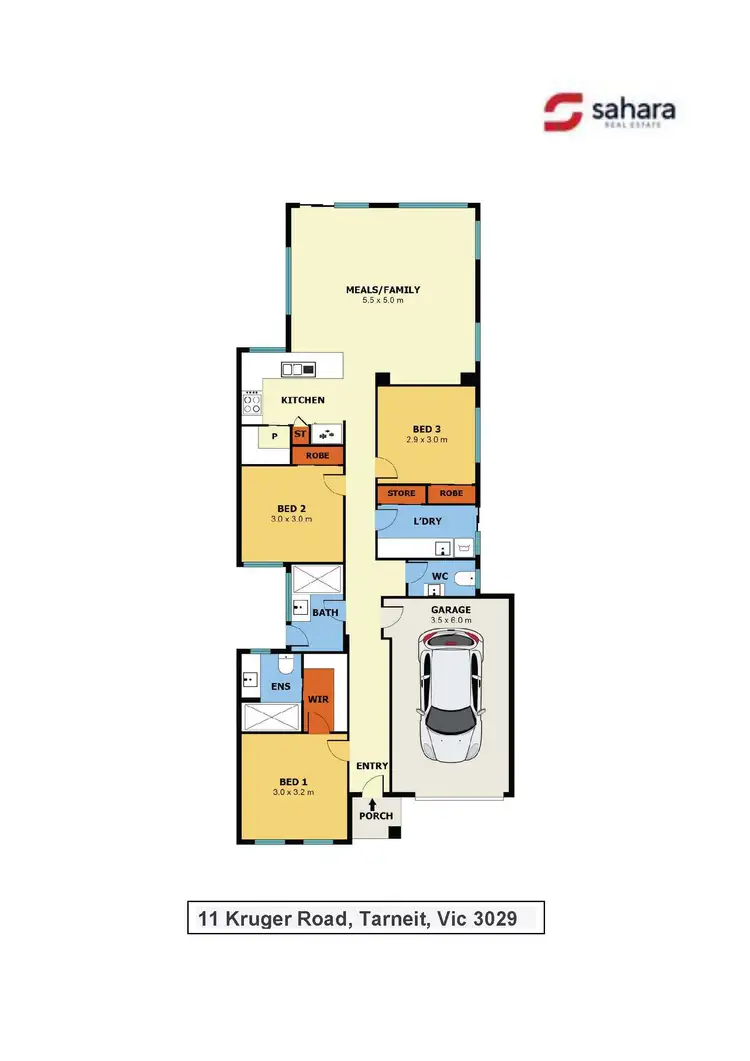 Floorplan of Homely house listing, 11 Kruger Road, Tarneit VIC 3029