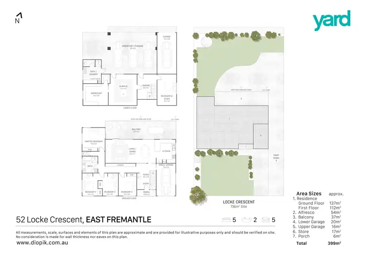 Floorplan of Homely house listing, 52 Locke Crescent, East Fremantle WA 6158