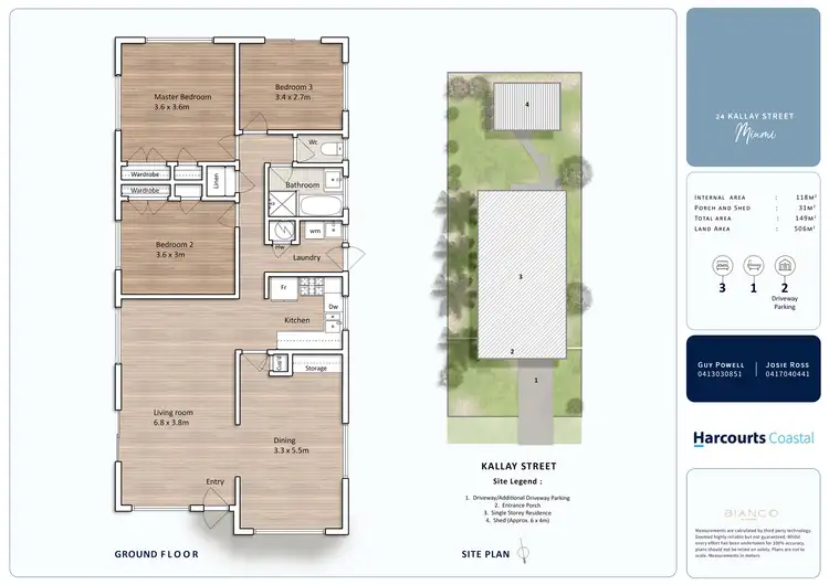 Floorplan of Homely house listing, 24 Kallay Street, Miami QLD 4220