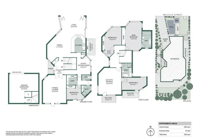Floorplan of Homely house listing, 13 Melville Street, Cottesloe WA 6011