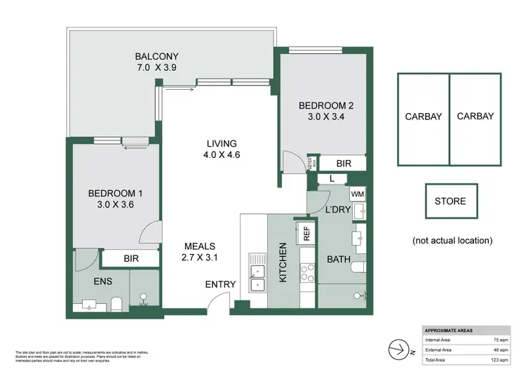 Floorplan of Homely apartment listing, 111/30 Hood Street, Subiaco WA 6008