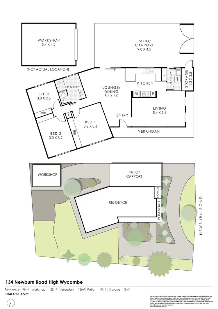 Floorplan of Homely house listing, 134 Newburn Road, High Wycombe WA 6057