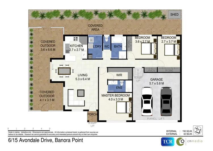 Floorplan of Homely semi-detached listing, 6/15 Avondale Drive, Banora Point NSW 2486