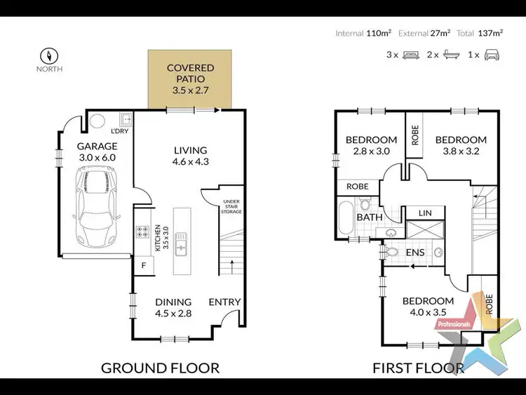 Floorplan of Homely townhouse listing, 35/51 River Road, Bundamba QLD 4304