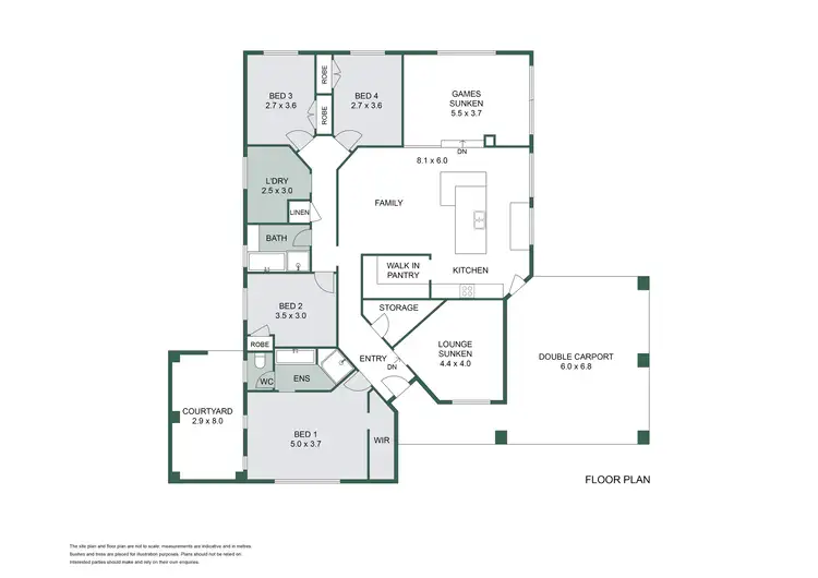 Floorplan of Homely house listing, 2 Maclean Way, Greenfields WA 6210