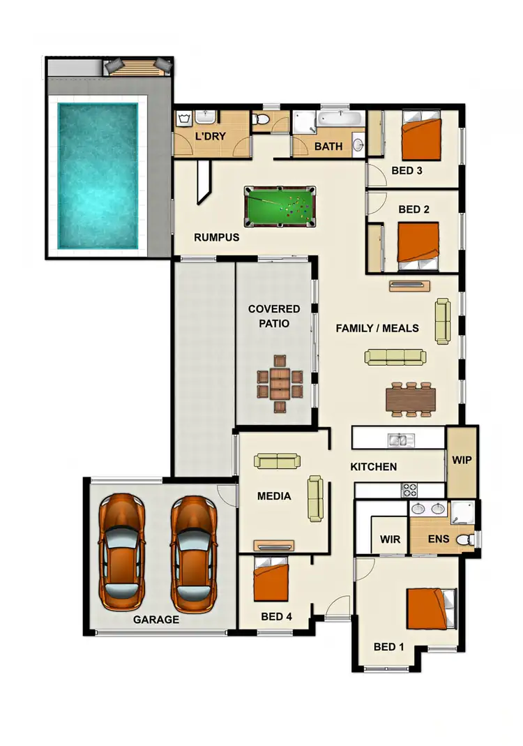 Floorplan of Homely house listing, 3 Coolibah Street, Heathwood QLD 4110